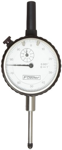 Fowler Messing Premium Messuhr, 2,5 cm Maximale Messbereich, 0 cm Graduation Intervall, 0–100 kontinuierliche Lesen, 5,7 cm Durchmesser mit Kalibrierungszertifikat, 1" Total Travel, weiß, 1 Fowler Messing Premium Messuhr, 2,5 cm Maximale Messbereich, 0 cm Graduation Intervall, 0–100 kontinuierliche Lesen, 5,7 cm Durchmesser mit Kalibrierungszertifikat, 1" Total Travel, weiß, 1 von Fowler