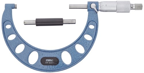 Fowler Volle Garantie Außen Zoll Mikrometer, 52–253–001–1, Reibung Stop Fingerhut, 3-4", 1 von Fowler