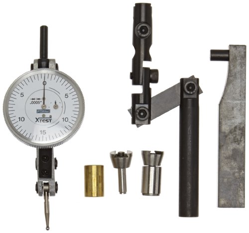 Fowler X-Testanzeige, horizontal, weißes Zifferblatt, 0,2 cm maximaler Messbereich, 0,2 cm Skala, 0–15–0 ausgewogene Messung, Drehzahlmesser, mit Zubehör-Kombi-Set, 1.5" Diameter, weiß, 1 Fowler X-Testanzeige, horizontal, weißes Zifferblatt, 0,2 cm maximaler Messbereich, 0,2 cm Skala, 0–15–0 ausgewogene Messung, Drehzahlmesser, mit Zubehör-Kombi-Set, 1.5" Diameter, weiß, 1 von Fowler