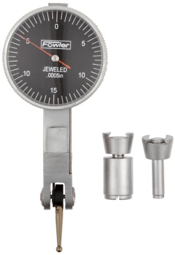Fowler schwarz Face Zifferblatt Test Indikator mit Zoll Messungen und ausgewogene Lesen, 0.030" Max. Measurement, 1" Diameter, schwarz, 1 Fowler schwarz Face Zifferblatt Test Indikator mit Zoll Messungen und ausgewogene Lesen, 0.030" Max. Measurement, 1" Diameter, schwarz, 1 von Fowler