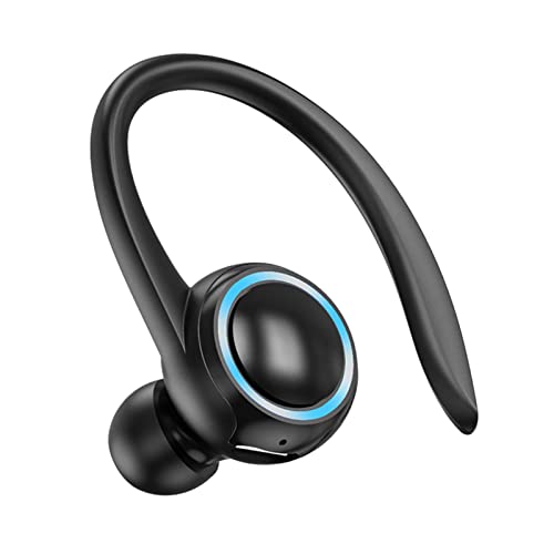 Fowybe Kabellose Kopfhörer mit Ohrbügel - Blue Tooth 5.2 Ohrstöpsel mit Noise-Cancelling-Mikrofon | Kabellose Einzel-In-Ear-Ohrhörer, Touch-Steuerung/ergonomisches Design von Fowybe