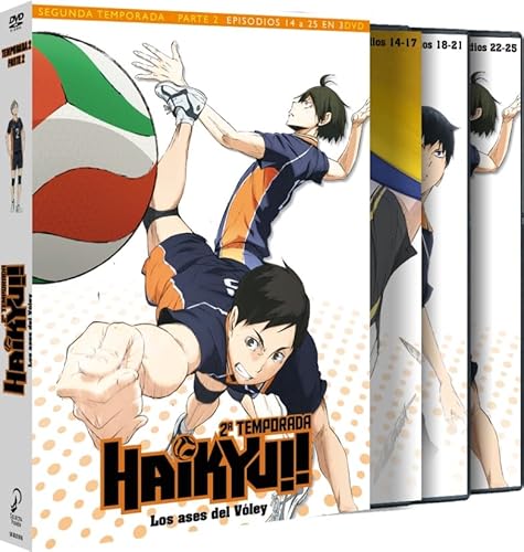 Haikyu!! Los ASES DEL VOLEY TEMPORADA 2 Parte 2 EP 14 A 25 (Spanien Import, siehe Details für Sprachen) von Fox (Selecta)