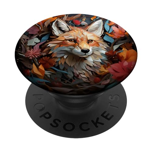 Fox Autumn Camo Merch Fuchs, Herbstblätter, Camouflage-Grafik PopSockets mit austauschbarem PopGrip, 260027 Fox Autumn Camo Merch Fuchs, Herbstblätter, Camouflage-Grafik PopSockets mit austauschbarem PopGrip, 260027 von Fox Autumn Camo Merch