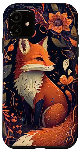 Hülle für iPhone 11 Nette Fuchs Bunte Illustration Herbst Blätter Hülle für iPhone 11 Nette Fuchs Bunte Illustration Herbst Blätter von Fox Colorful Merch