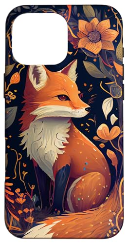 Hülle für iPhone 16 Pro Max Nette Fuchs Bunte Illustration Herbst Blätter Hülle für iPhone 16 Pro Max Nette Fuchs Bunte Illustration Herbst Blätter von Fox Colorful Merch