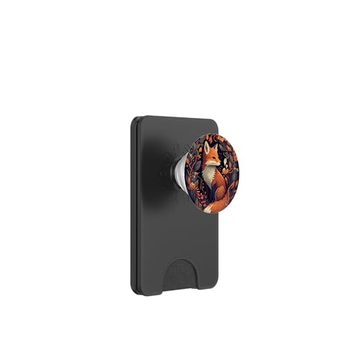 Nette Fuchs Bunte Illustration Herbst Blätter PopSockets PopWallet für MagSafe Nette Fuchs Bunte Illustration Herbst Blätter PopSockets PopWallet für MagSafe von Fox Colorful Merch