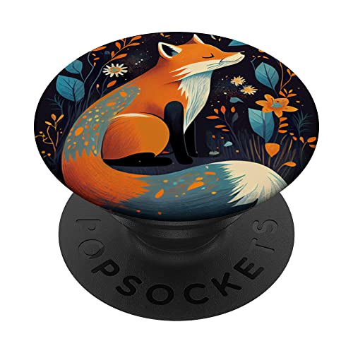 Niedlicher Fuchs, bunte Illustration, Herbstblätter PopSockets mit austauschbarem PopGrip Niedlicher Fuchs, bunte Illustration, Herbstblätter PopSockets mit austauschbarem PopGrip von Fox Colorful Merch