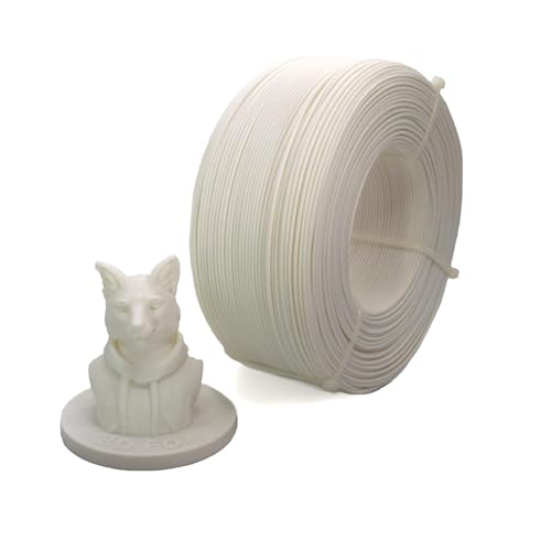 3D Fox PLA Filament 1,75 mm, 3D Druckmaterialien Weiß 1kg, Präzises, Hohe Qualität & Zuverlässigkeit, Ideal für FDM 3D Drucker, REFFIL 3D Fox PLA Filament 1,75 mm, 3D Druckmaterialien Weiß 1kg, Präzises, Hohe Qualität & Zuverlässigkeit, Ideal für FDM 3D Drucker, REFFIL von Fox Filaments