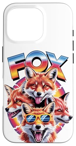90's Vintage Fuchs Füchse Hülle für iPhone 16 Pro 90's Vintage Fuchs Füchse Hülle für iPhone 16 Pro von Fox Lover Gifts