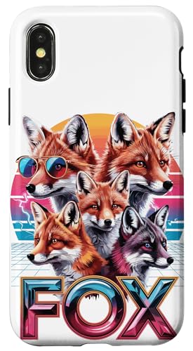 90's Vintage Fuchs Füchse Hülle für iPhone X/XS 90's Vintage Fuchs Füchse Hülle für iPhone X/XS von Fox Lover Gifts