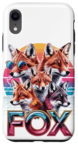 90's Vintage Fuchs Füchse Hülle für iPhone XR 90's Vintage Fuchs Füchse Hülle für iPhone XR von Fox Lover Gifts