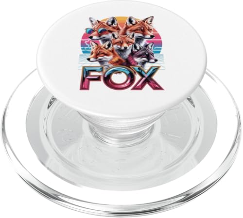 90's Vintage Fuchs Füchse PopSockets PopGrip für MagSafe 90's Vintage Fuchs Füchse PopSockets PopGrip für MagSafe von Fox Lover Gifts