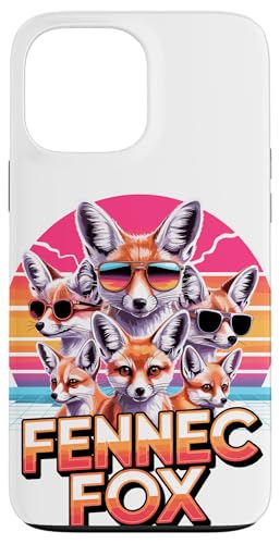90s Vintage Fennec Fox Fennek Füchse Hülle für iPhone 13 Pro Max von Fox Lover Gifts