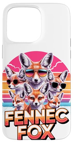 90s Vintage Fennec Fox Fennek Füchse Hülle für iPhone 15 Pro Max 90s Vintage Fennec Fox Fennek Füchse Hülle für iPhone 15 Pro Max von Fox Lover Gifts