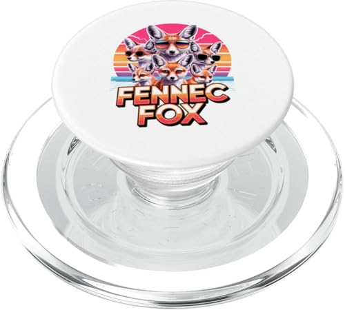 90s Vintage Fennec Fox Fennek Füchse PopSockets PopGrip für MagSafe 90s Vintage Fennec Fox Fennek Füchse PopSockets PopGrip für MagSafe von Fox Lover Gifts
