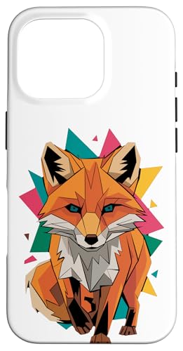 Abstract Art Fuchs Füchse Hülle für iPhone 16 Pro Abstract Art Fuchs Füchse Hülle für iPhone 16 Pro von Fox Lover Gifts