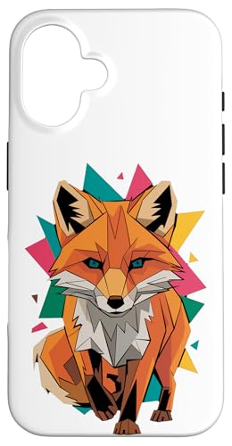 Abstract Art Fuchs Füchse Hülle für iPhone 16 Abstract Art Fuchs Füchse Hülle für iPhone 16 von Fox Lover Gifts