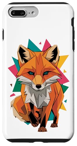 Abstract Art Fuchs Füchse Hülle für iPhone 7 Plus/8 Plus von Fox Lover Gifts
