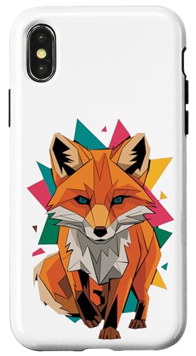 Abstract Art Fuchs Füchse Hülle für iPhone X/XS Abstract Art Fuchs Füchse Hülle für iPhone X/XS von Fox Lover Gifts