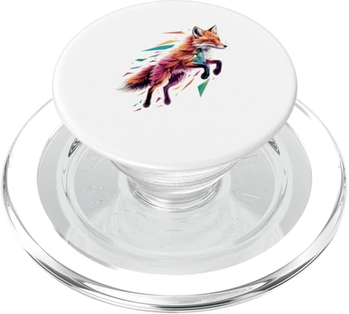Abstract Art Fuchs Füchse PopSockets PopGrip für MagSafe Abstract Art Fuchs Füchse PopSockets PopGrip für MagSafe von Fox Lover Gifts