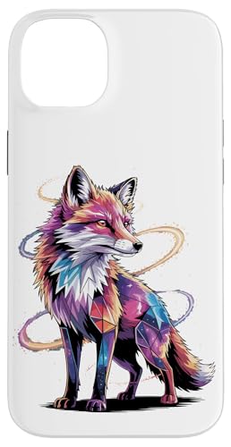 Cosmic Abstract Art Fuchs Galaxy Füchse Hülle für iPhone 14 Plus von Fox Lover Gifts
