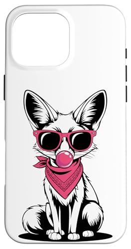 Fennek Sonnenbrille Kaugummi Hülle für iPhone 16 Pro Max Fennek Sonnenbrille Kaugummi Hülle für iPhone 16 Pro Max von Fox Lover Gifts