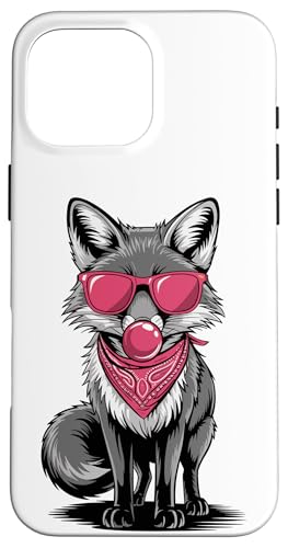 Fuchs Sonnenbrille Kaugummi Füchse Hülle für iPhone 16 Pro Max Fuchs Sonnenbrille Kaugummi Füchse Hülle für iPhone 16 Pro Max von Fox Lover Gifts