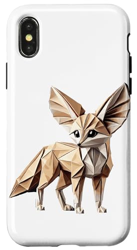 Origami Art Fennek Füchse Hülle für iPhone X/XS Origami Art Fennek Füchse Hülle für iPhone X/XS von Fox Lover Gifts