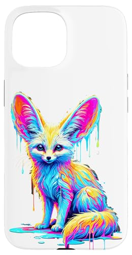Paint Art Fennek Füchse Hülle für iPhone 15 Paint Art Fennek Füchse Hülle für iPhone 15 von Fox Lover Gifts