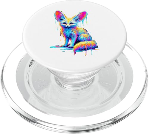 Paint Art Fennek Füchse PopSockets PopGrip für MagSafe Paint Art Fennek Füchse PopSockets PopGrip für MagSafe von Fox Lover Gifts