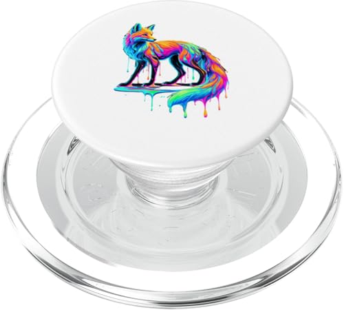 Paint Art Fuchs Füchse PopSockets PopGrip für MagSafe Paint Art Fuchs Füchse PopSockets PopGrip für MagSafe von Fox Lover Gifts