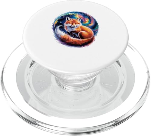 Paint Art Galaxie Rotfuchs Füchse PopSockets PopGrip für MagSafe Paint Art Galaxie Rotfuchs Füchse PopSockets PopGrip für MagSafe von Fox Lover Gifts
