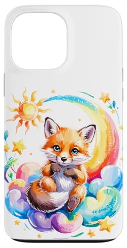Rainbow Clouds Fuchs Füchse Hülle für iPhone 13 Pro Max Rainbow Clouds Fuchs Füchse Hülle für iPhone 13 Pro Max von Fox Lover Gifts