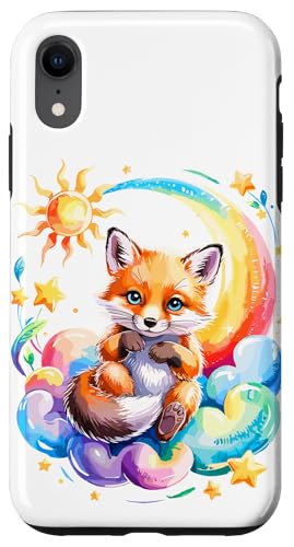 Rainbow Clouds Fuchs Füchse Hülle für iPhone XR Rainbow Clouds Fuchs Füchse Hülle für iPhone XR von Fox Lover Gifts