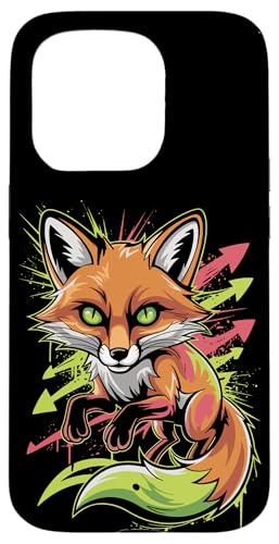 Toxic Waste Paint Art Fuchs Füchse Hülle für iPhone 15 Pro Toxic Waste Paint Art Fuchs Füchse Hülle für iPhone 15 Pro von Fox Lover Gifts