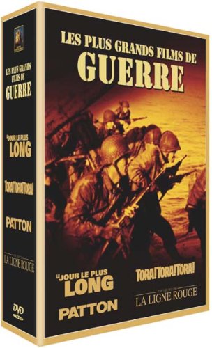 Coffret Guerre 4 DVD : Le Jour le plus long / Patton / Tora ! Tora ! Tora ! / La Ligne rouge [FR Import] von Fox Pathé Europa