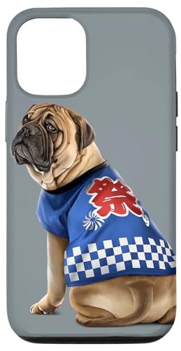 Hülle für iPhone 13 Pro Bullmastiff Hundebekleidung Japanischer Happi-Mantel für Festivals von Fox Republic Design