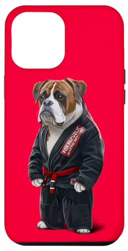 Hülle für iPhone 13 Pro Max Boxer Hund Judo Karate Master in Schwarz Judogi Hülle für iPhone 13 Pro Max Boxer Hund Judo Karate Master in Schwarz Judogi von Fox Republic Design