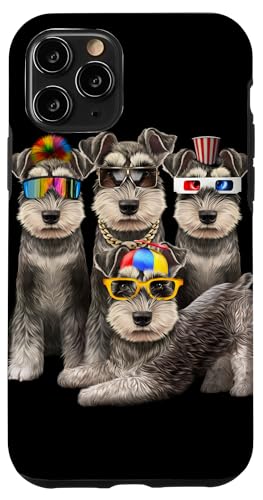 Lustiger Schnauzer Dog Squad in Sonnenbrille Party Hund Design Hülle für iPhone 11 Pro Lustiger Schnauzer Dog Squad in Sonnenbrille Party Hund Design Hülle für iPhone 11 Pro von Fox Republic Design