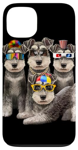 Lustiger Schnauzer Dog Squad in Sonnenbrille Party Hund Design Hülle für iPhone 13 Lustiger Schnauzer Dog Squad in Sonnenbrille Party Hund Design Hülle für iPhone 13 von Fox Republic Design