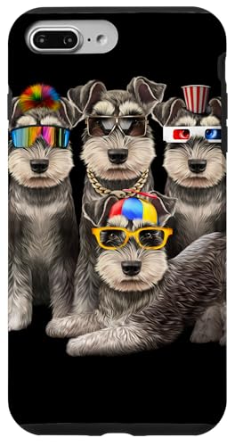 Lustiger Schnauzer Dog Squad in Sonnenbrille Party Hund Design Hülle für iPhone 7 Plus/8 Plus Lustiger Schnauzer Dog Squad in Sonnenbrille Party Hund Design Hülle für iPhone 7 Plus/8 Plus von Fox Republic Design
