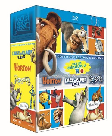 Coffret blue sky : l'age de glace 1 ; l'age de glace 2 ; l'age de glace 3 ; robots ; horton [Blu-ray] [FR Import] von Fox