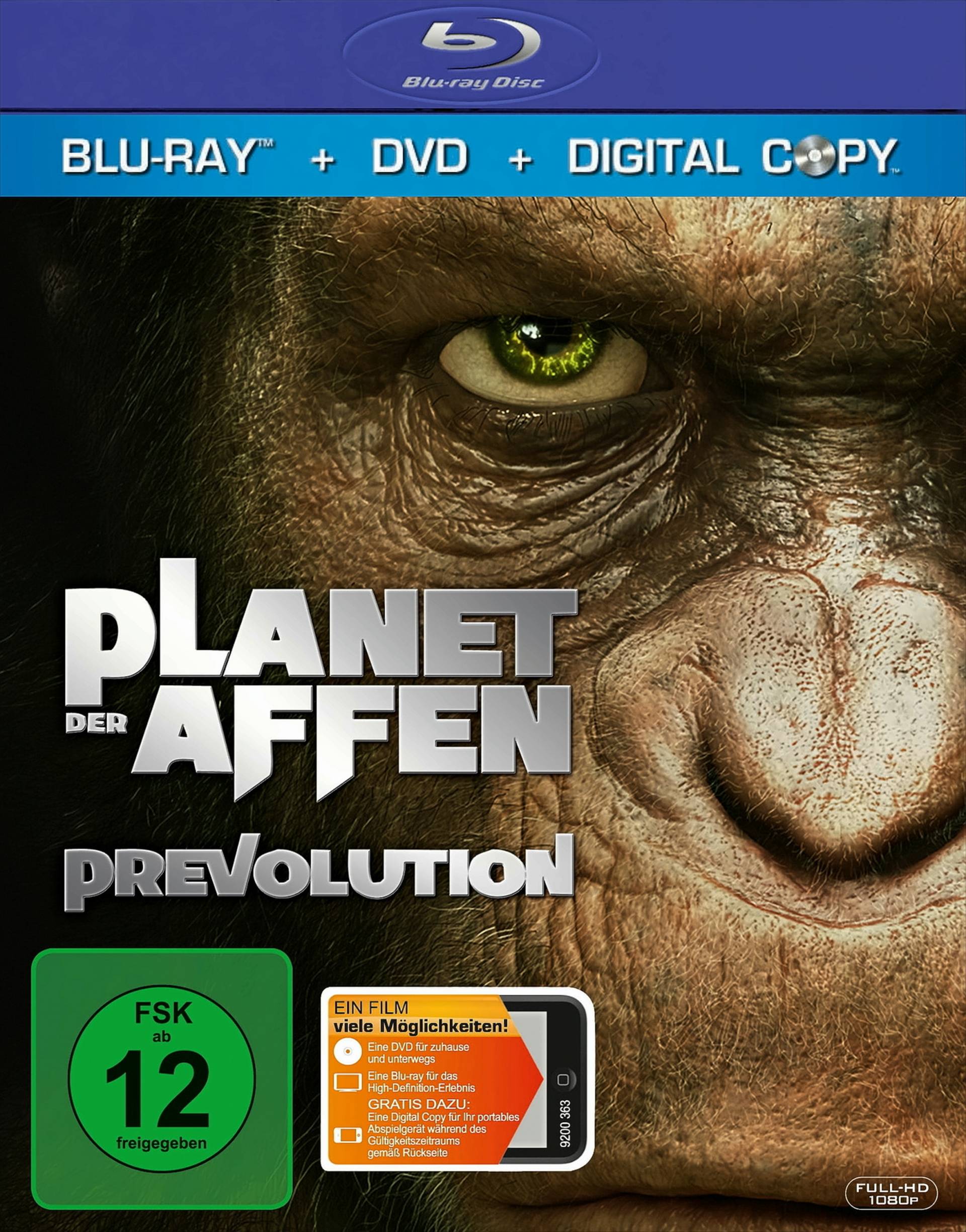 Der Planet der Affen: PRevolution (+ DVD, inkl. Digital Copy) von Fox