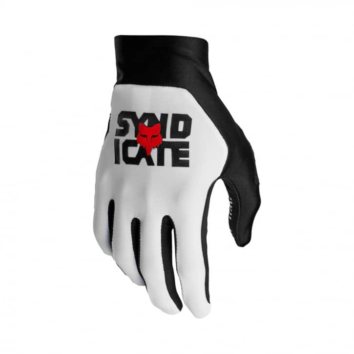 Fox Flexair Glove Syndicate white black - M von Fox