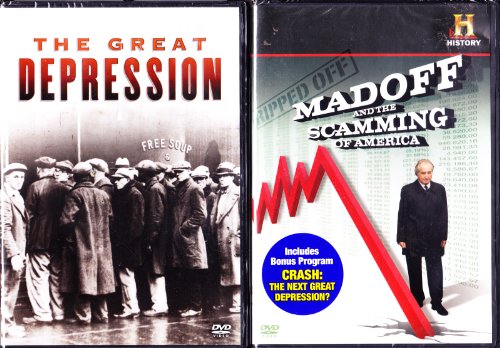 The History Channel the Great Depression , Crash the Next Great Depression , Madoff and the Scamming of America : 2 Dvd Set : Approx 5 Hours von Fox
