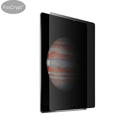 Foxcrypt Premium 2.5D - Anti Spy Blickschutzfolie – Blickschutzfilter - Privacy Filter - Panzerfolie Schutzfolie für Apple iPad Pro 10.5" Zoll - Displayschutz -Tempered Glass Protector von Foxcrypt