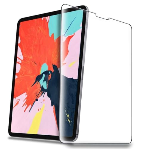 Foxcrypt Premium Panzerschutzfolie Schutzfolie Glassfolie kompatible mit Apple iPad Pro 11 Zoll (2018) - 9H Tempered Glass Protector – TRANSPARENT von Foxcrypt
