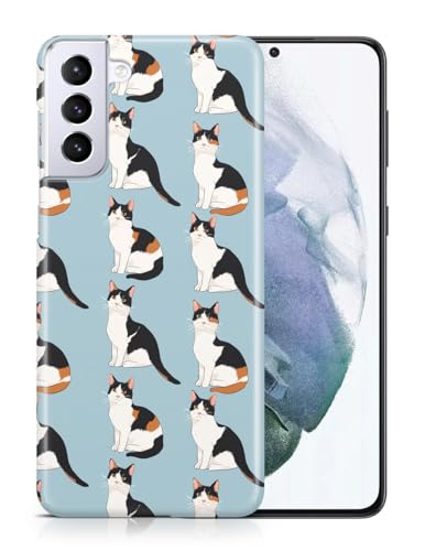 Foxercases Schutzhülle für Samsung Galaxy S21+ 5G Plus, Motiv: japanisches Kätzchen, A1#2, aus Polykarbonat von Foxercases