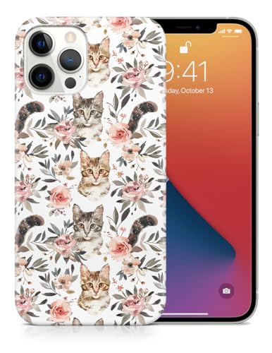 Schutzhülle für Apple iPhone 13 Pro Max aus Polykarbonat, Motiv: süßes europäisches Kätzchen, A2#1 von Foxercases