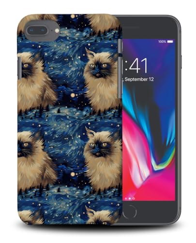 Schutzhülle für Apple iPhone SE 3 (2022) aus Polycarbonat mit niedlichem Vogelkätzchen und Feline-Muster #A1#5 von Foxercases